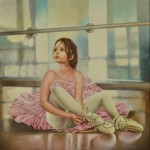 Ritratto della piccola Adele in costume da ballerina