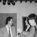 con la moglie Roberta 1986